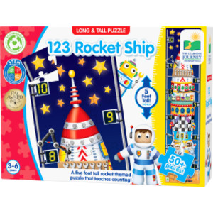 Long & Tall Puzzles - 123 Rocketship