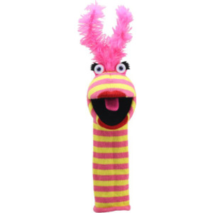 Eco Knitted Puppet: Lipstick