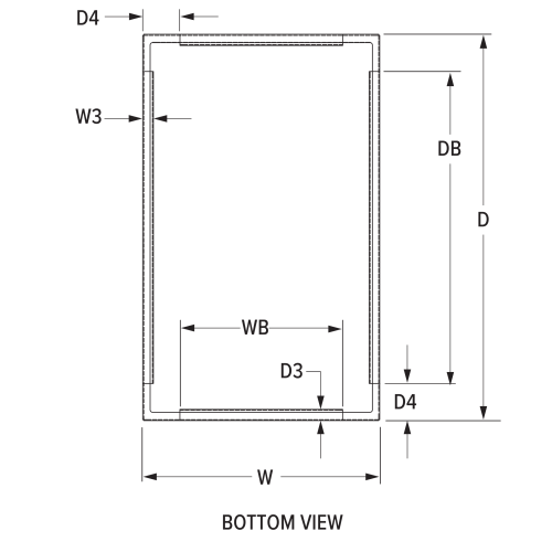 Engineering bottom view