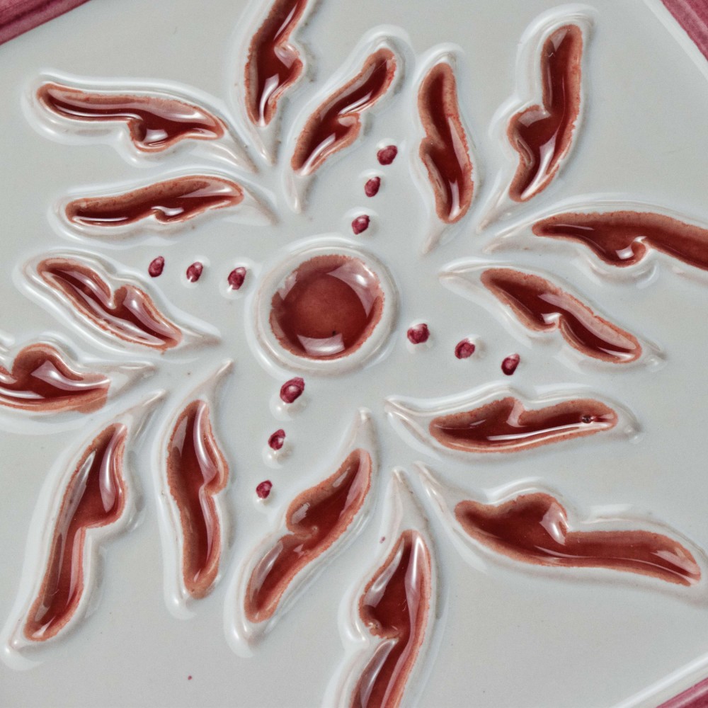 Novecento Taco Evoli Burdeos 5-1/8 in. x 5-1/8 in. Ceramic Wall Tile