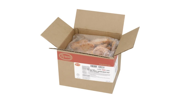 Tyson Red Label® Fully Cooked Hot & Spicy Chicken Breast Filet Fritters, 4 oz. _image_4
