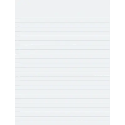 Pacon Composition Paper, White, 3/8
