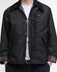 Modified Transport Waxed Jacket Black