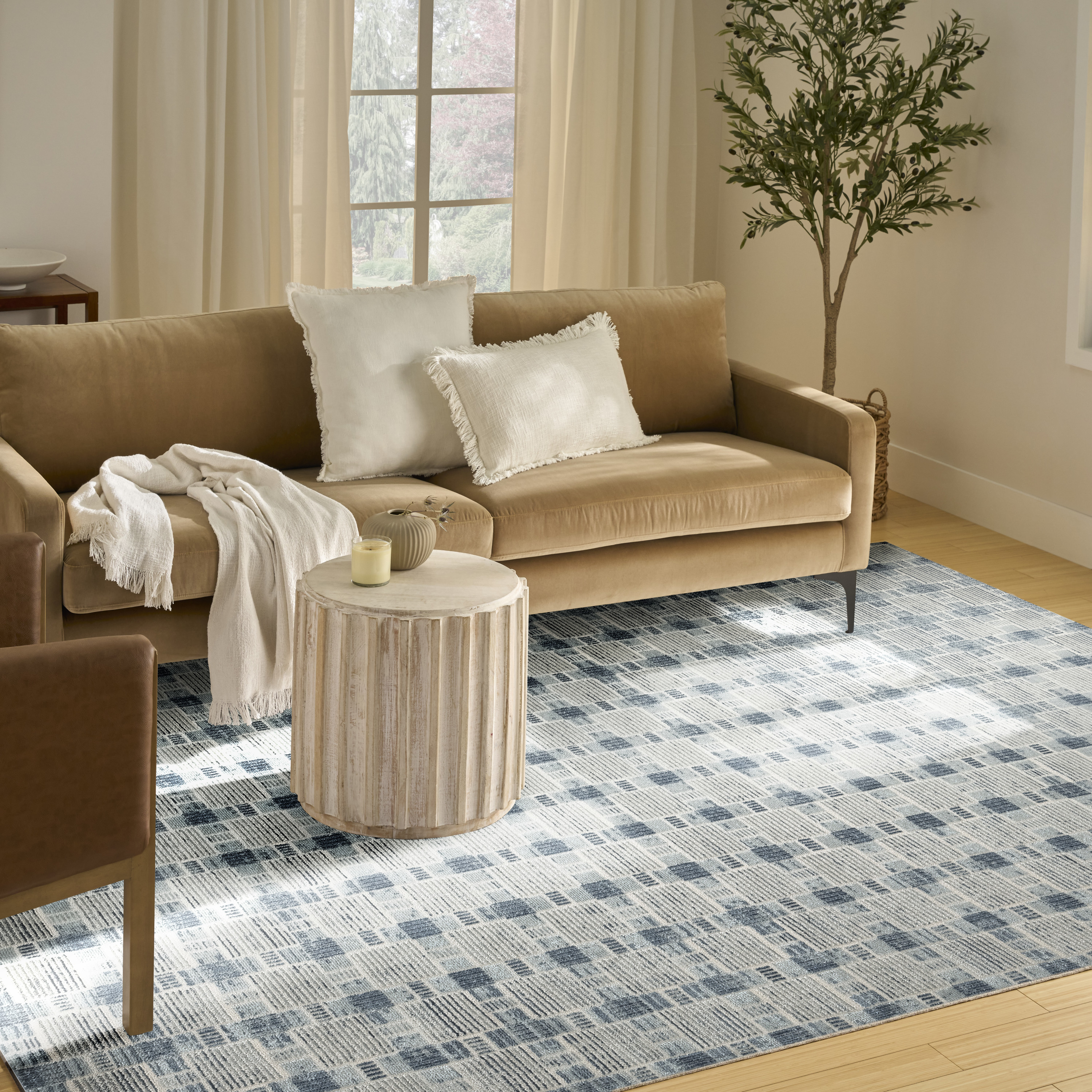 Nourison Nordic 8' x 10' Blue Modern Indoor Rug