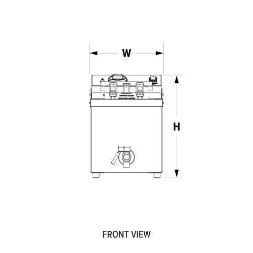 Engineering front view