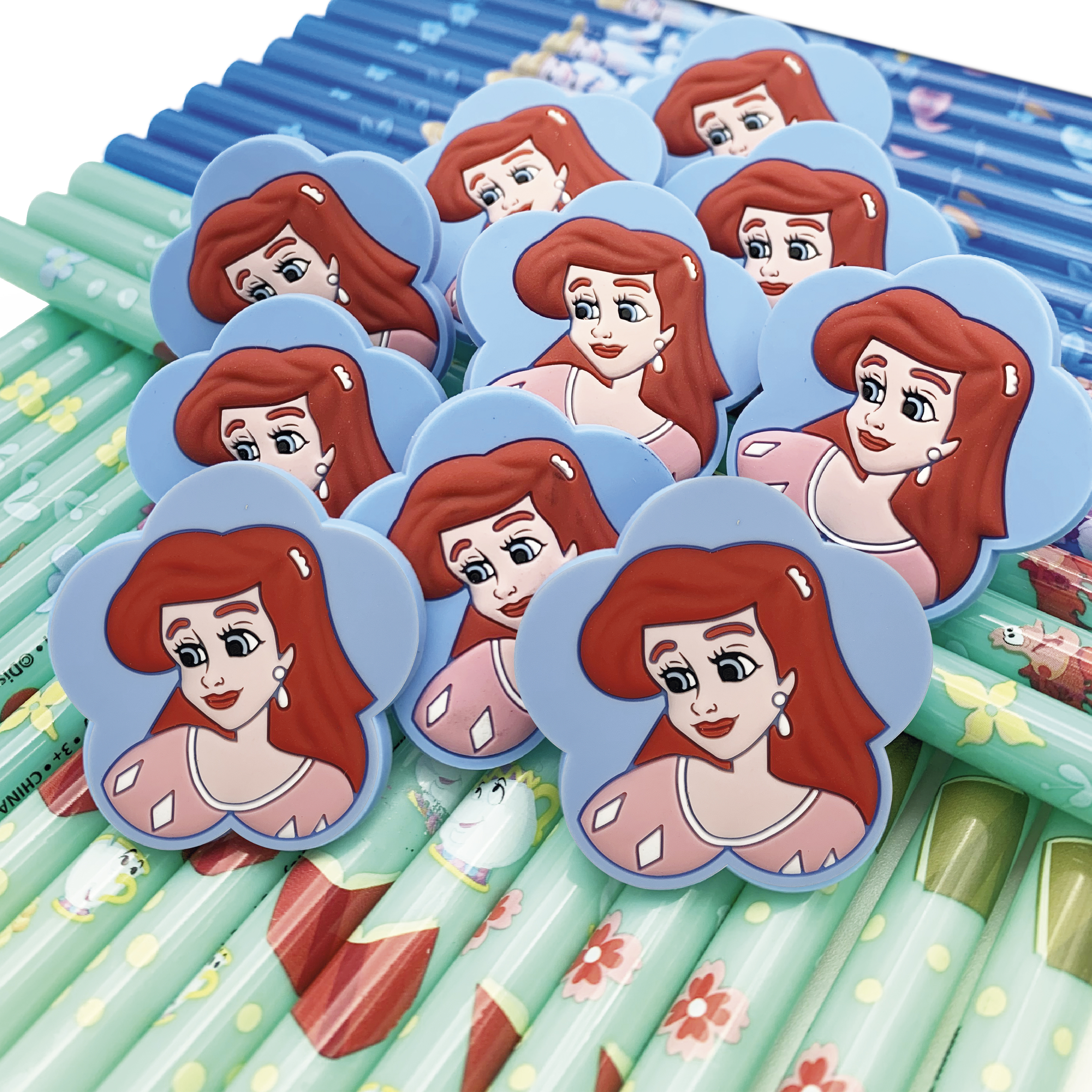 Disney Reusable Straws and Medallions, Princesses slideshow image 5 Disney Reusable Straws and Medallions, Princesses slideshow image 5