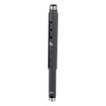 2-3' Adjustable Extension Column Aluminum 500 lb. Load Capacity Black 36 H x 2.3 W x 2.3 D in.