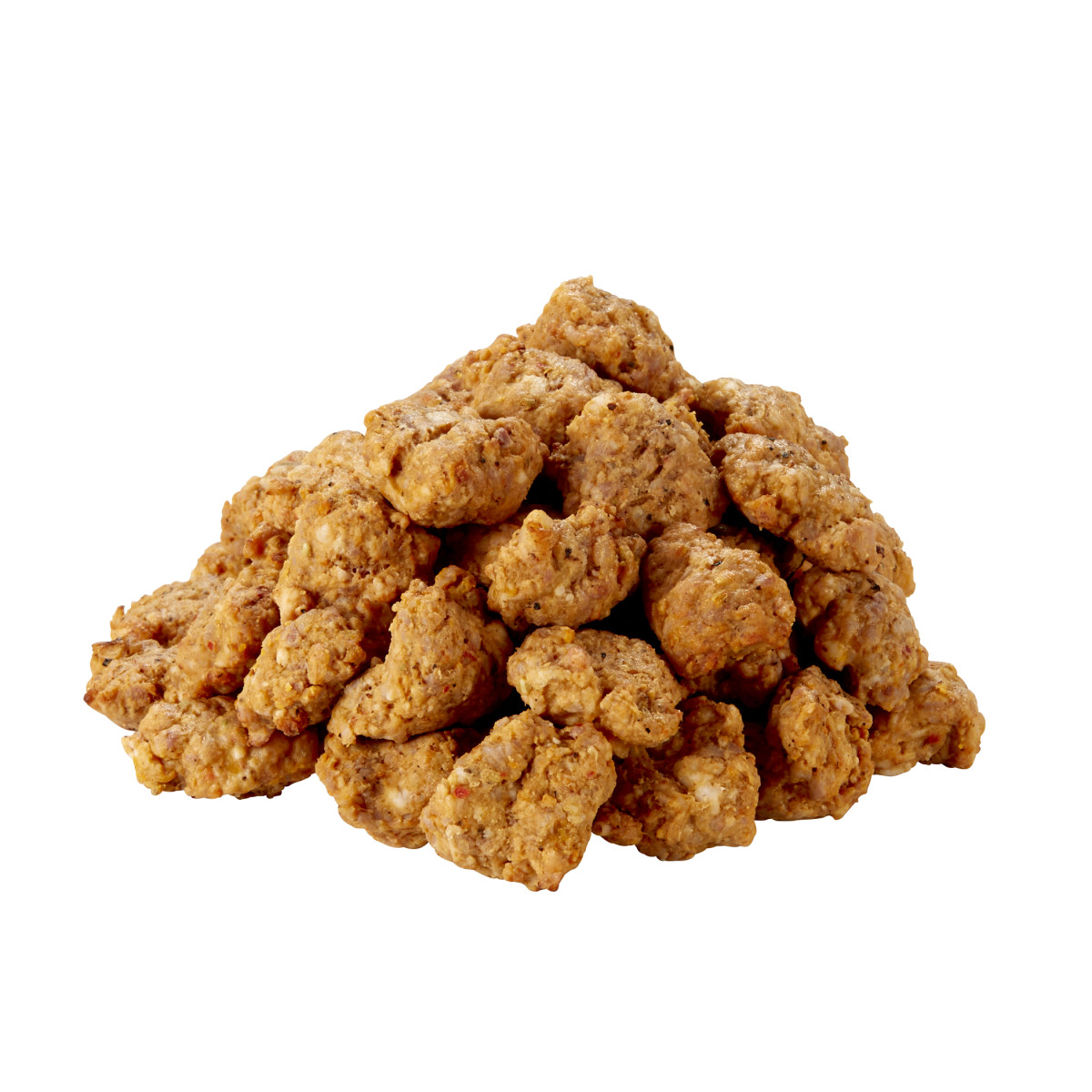 FONTANINI(r) Spicy Italian Sausage Topping, Cooked, Chunk, 3-5/oz, 3/5 lb . C1C0 - Front Center Out of Package (Hi Res)