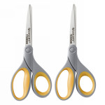 Westcott&reg; Soft Handle Titanium Bonded Scissors, 8" Straight, Pack of 2 ACM13529-2