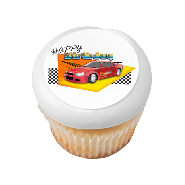 Birthday Race Car PhotoCake® Edible Image®
