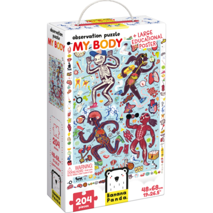 Observation Puzzle, My Body, Ages 7+