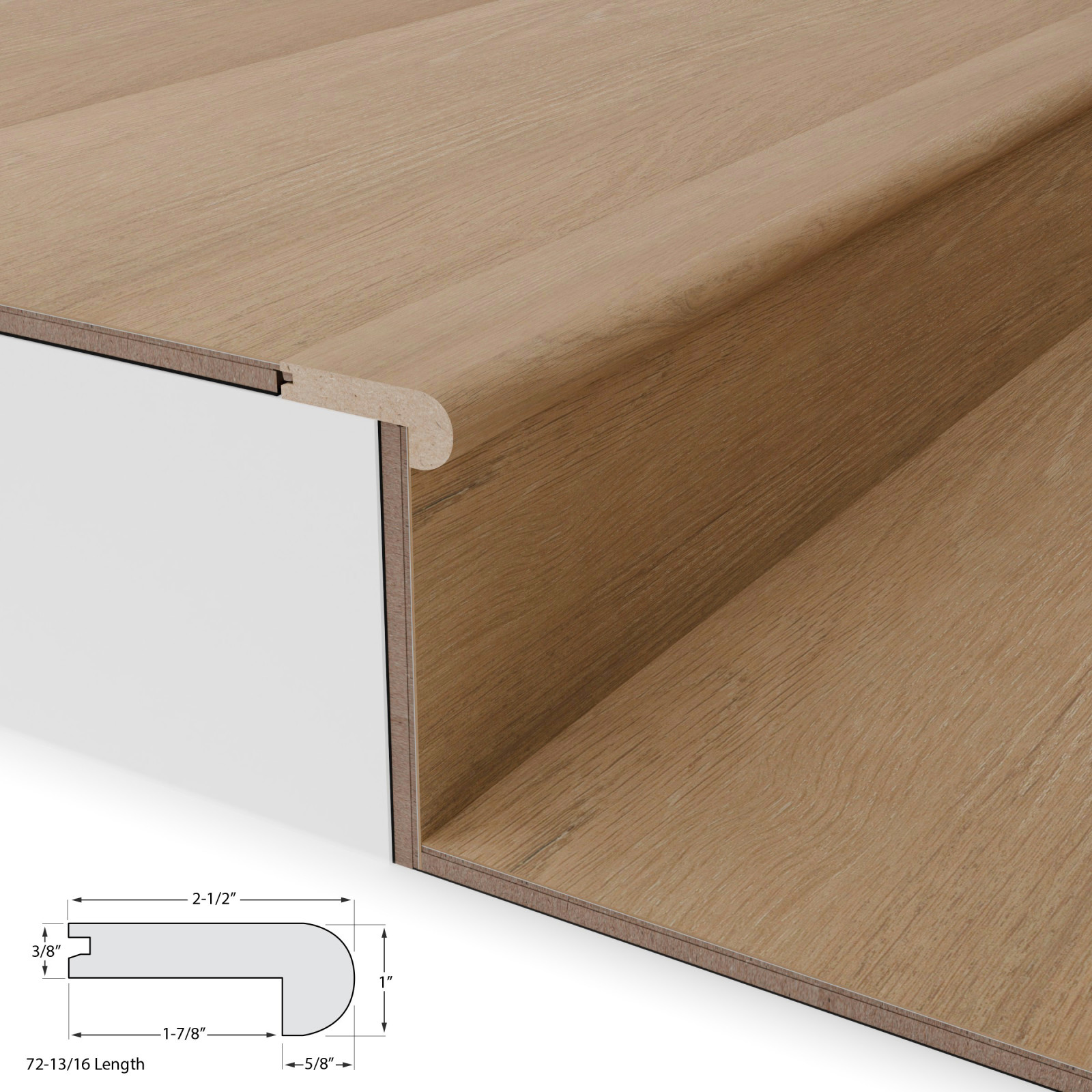 Surfwood Cali Stair Nosing view 4