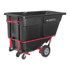 Rubbermaid Commercial, BRUTE Standard Duty, Forkliftable Tilt Truck, 27 cu ft, Black