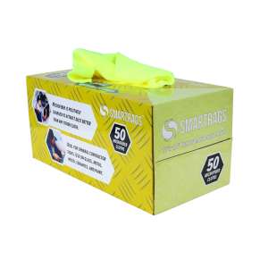 Hospeco, SmartRags®, 12"x12", Microfiber, Cloth, Yellow
