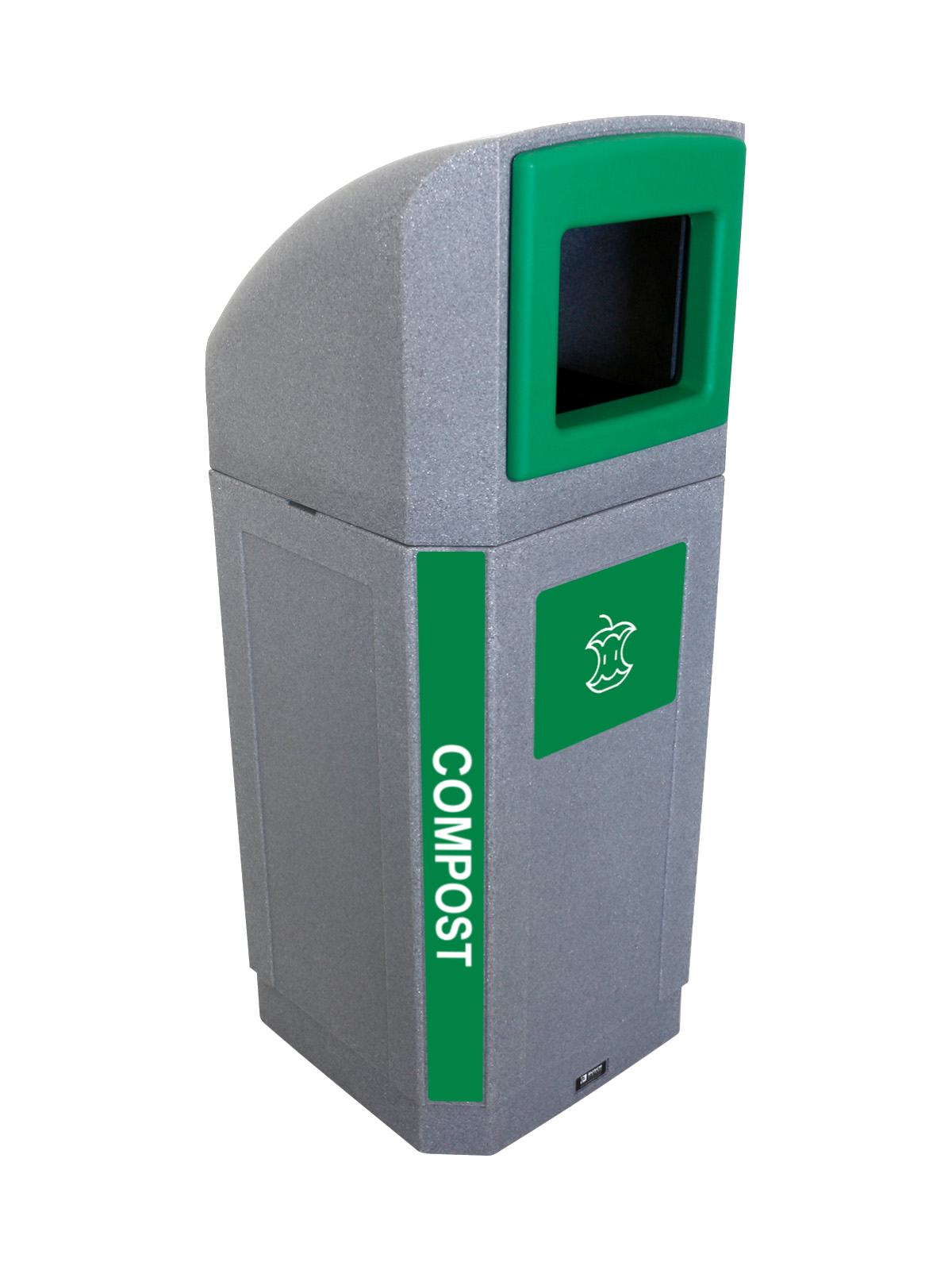 OCTO – Single – Kit – Outdoor – Compost – Full – Greystone-Green