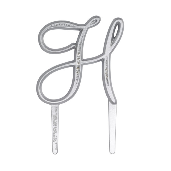 2.5" H Diamond Letter Monogram