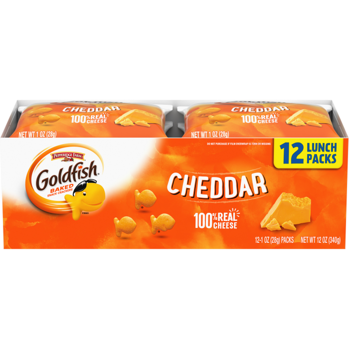 Cheddar Crackers, 12 count box