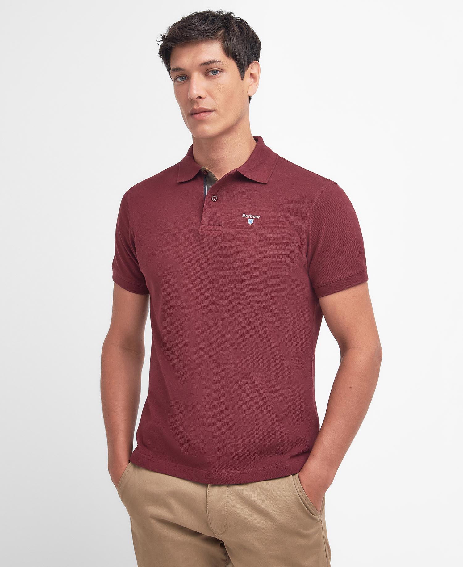 Tartan Pique Polo Shirt image number 0