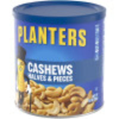 Planters Cashews Halves & Pieces, 14 oz Canister