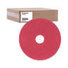 Boardwalk, Buff, Red, 17", Round Floor Pad