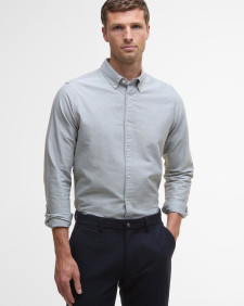 Wool-Blend Tailored Trousers 