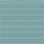 Teacher Created Resources&reg; Calming Blue 7 Pocket Chart, 28" x 28" TCR20101
