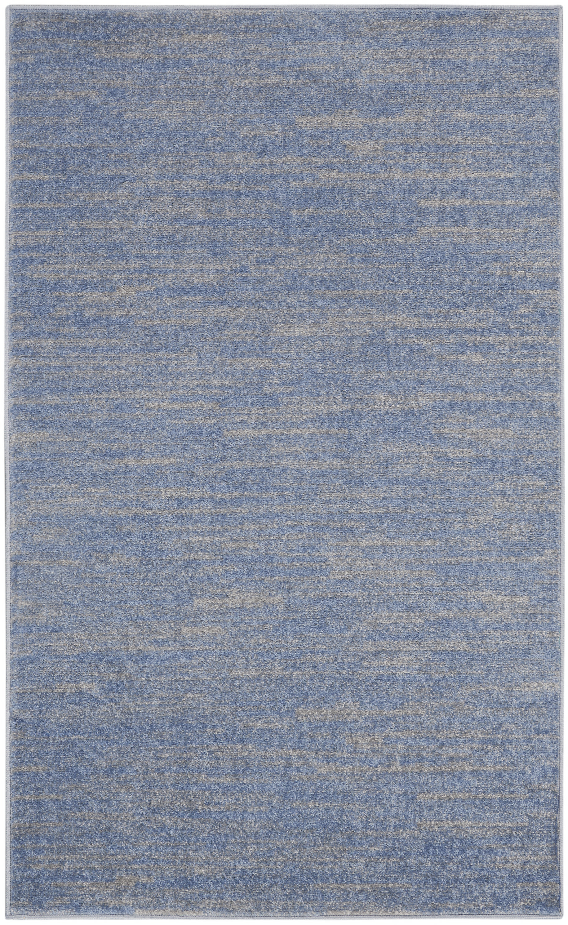 Nourison Nourison Essentials 3' x 5' Blue Grey Outdoor Rug