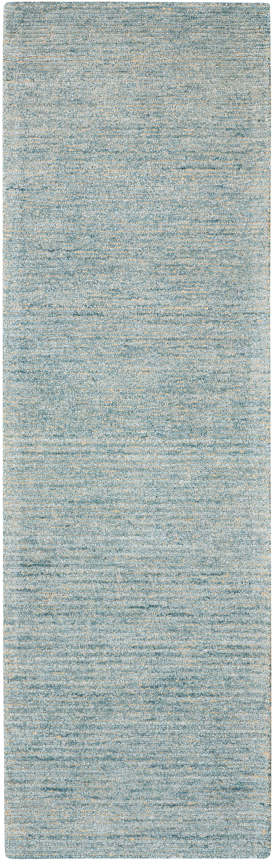Nourison Weston 2'3" x 7'6" Seafoam Modern Indoor Rug