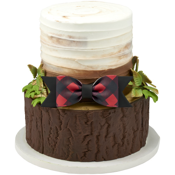 Rose Leaves - Red 3 Free Gum Paste Flowers