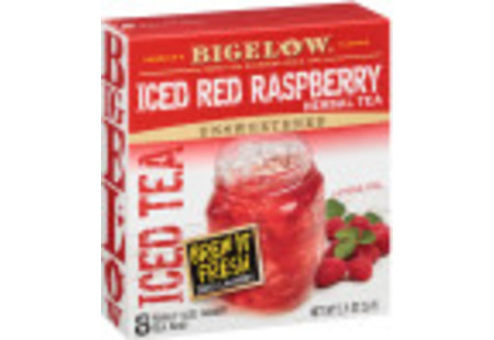 Red Raspberry Herbal Iced Tea - Case of 6 boxes - total of 48 teabags