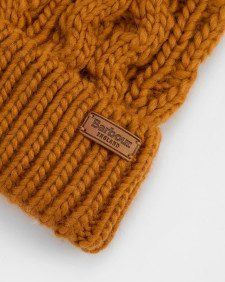 Beanie Penshaw Cable Knit Mustard