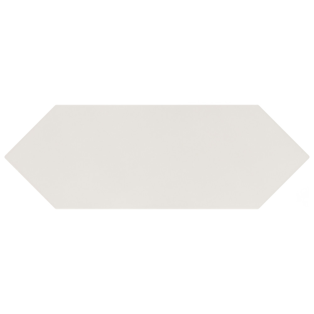 Kite White 3-7/8 in. x 11-3/4 in. Porcelain Floor and Wall Tile