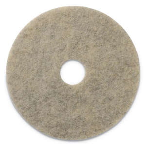 Hillyard, Trident® Porko Plus Burnish Round Floor Pad, 20", Gray