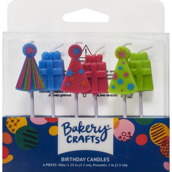 Party Hats Shaped Candles