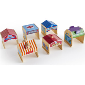 Community Buildings, 6-Piece Set