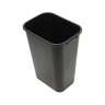 Impact, 10.25 gal, Resin, Black, Rectangle, Receptacle