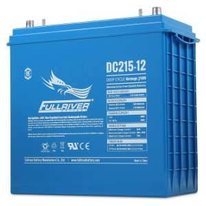 Fullriver Battery, DC215-12 Premium Deep Cycle AGM Battery