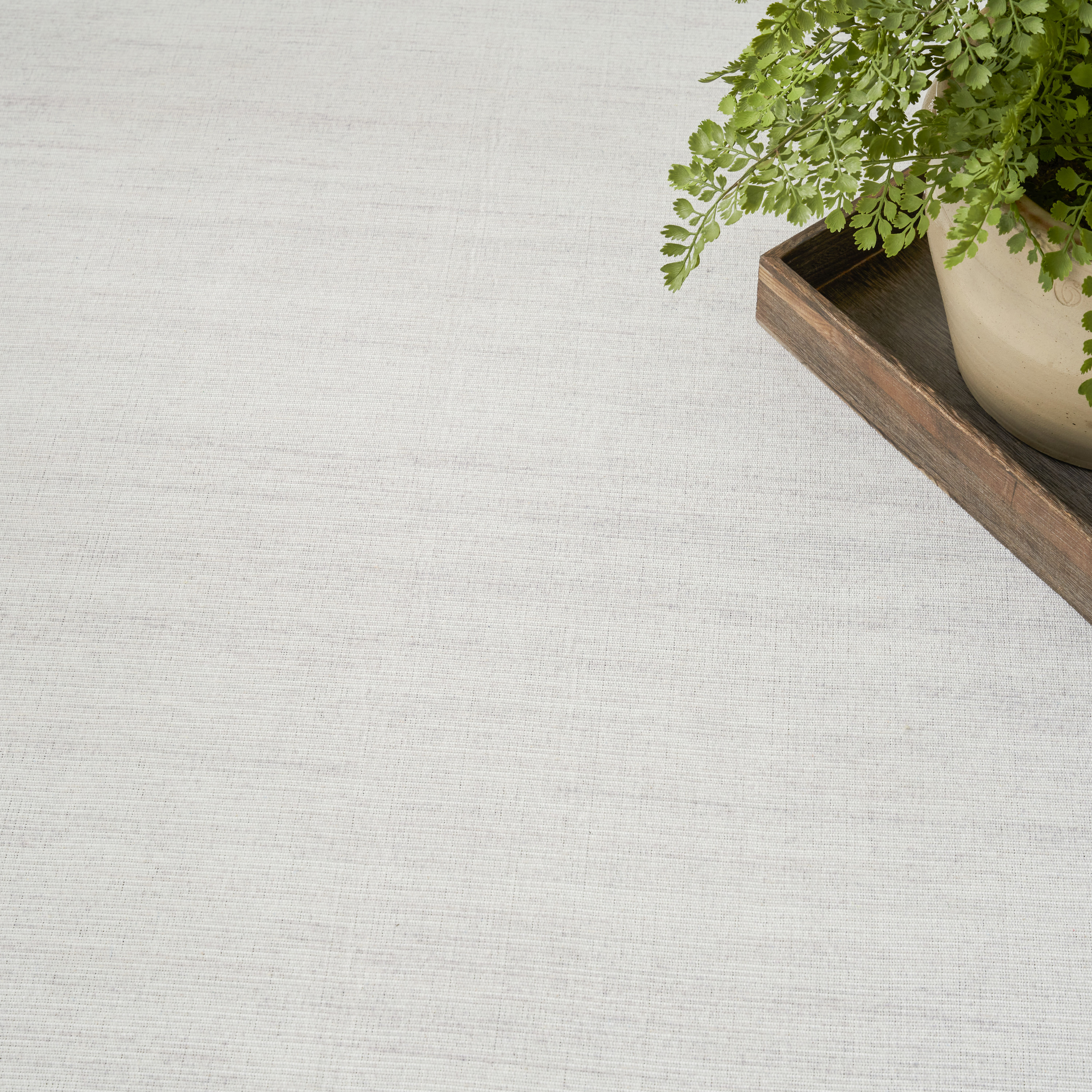 Nourison Washable Essentials 5'3" x 7'3" Ivory Grey Modern Indoor Rug
