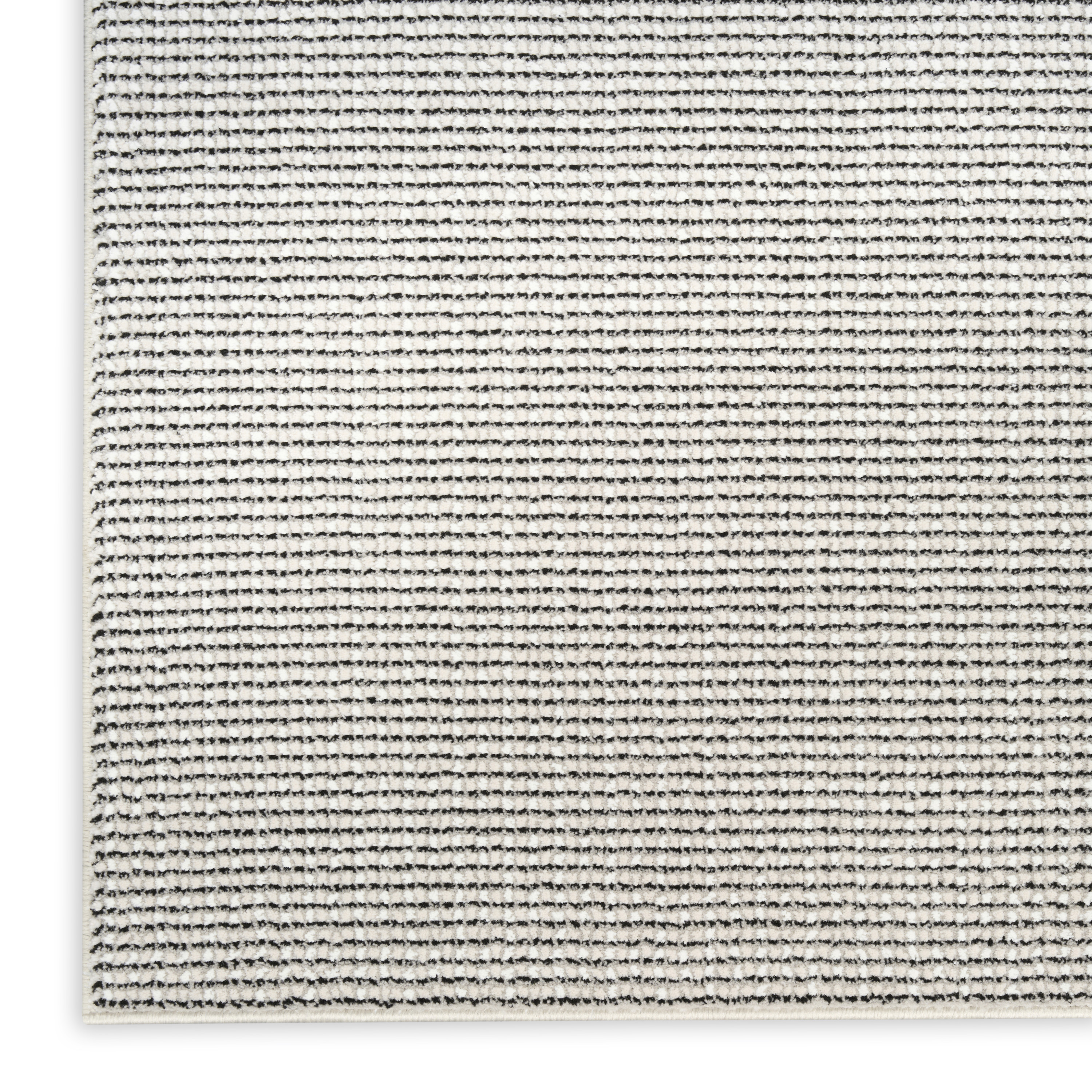 DKNY Atlantic Avenue 7'10" x 9'10" Ivory Black Modern Indoor Rug