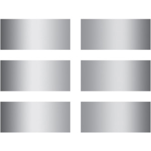 Rectangles Scratch Off Stickers, Pack of 180