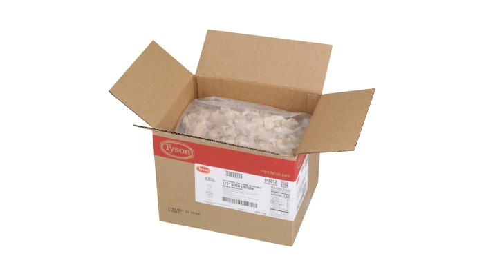 Tyson® Fully Cooked All Natural* Low Sodium Diced Chicken, Natural Proportion 60 White/40 Dark Meat, 0.5"_image_4