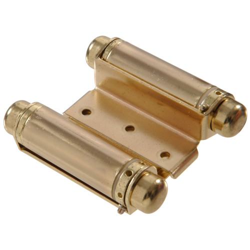 Hardware Essentials Satin Brass Double Action Spring Hinge 3