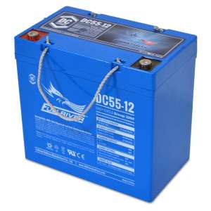 Fullriver Battery, DC55-12 Premium Deep Cycle AGM Battery