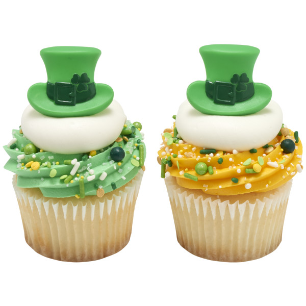 Leprechaun Hat Cupcake Rings