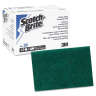 3M, Scotch-Brite, Heavy Duty Scour Pad 86, Rectangle, 6"x9", Green
