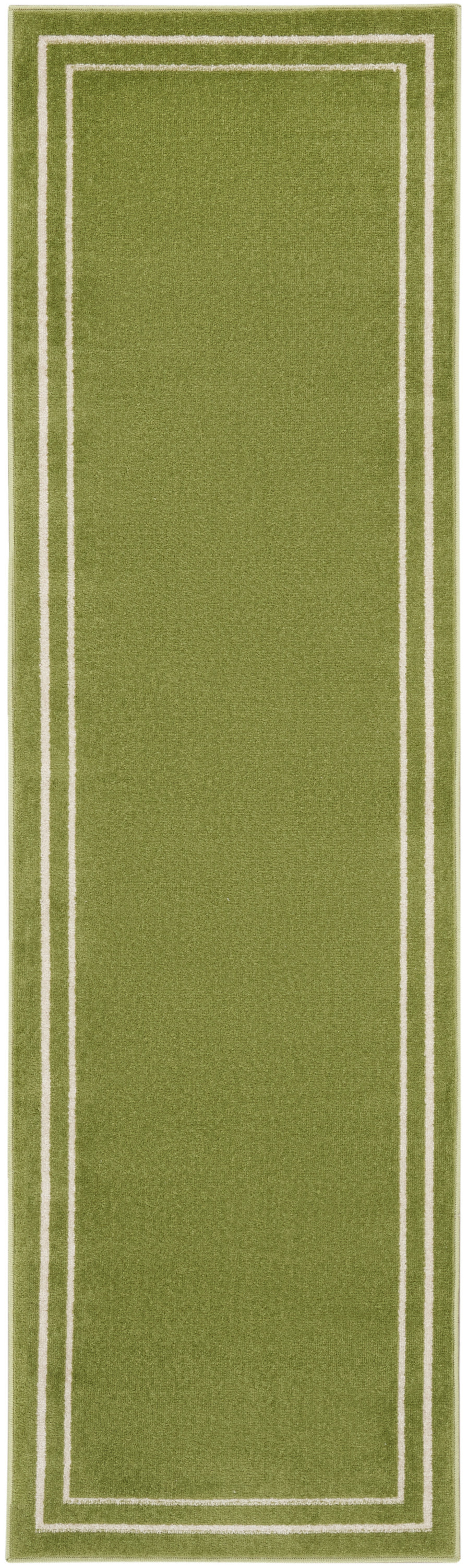 Nourison Nourison Essentials 2' x 6' Green Ivory Contemporary Rug