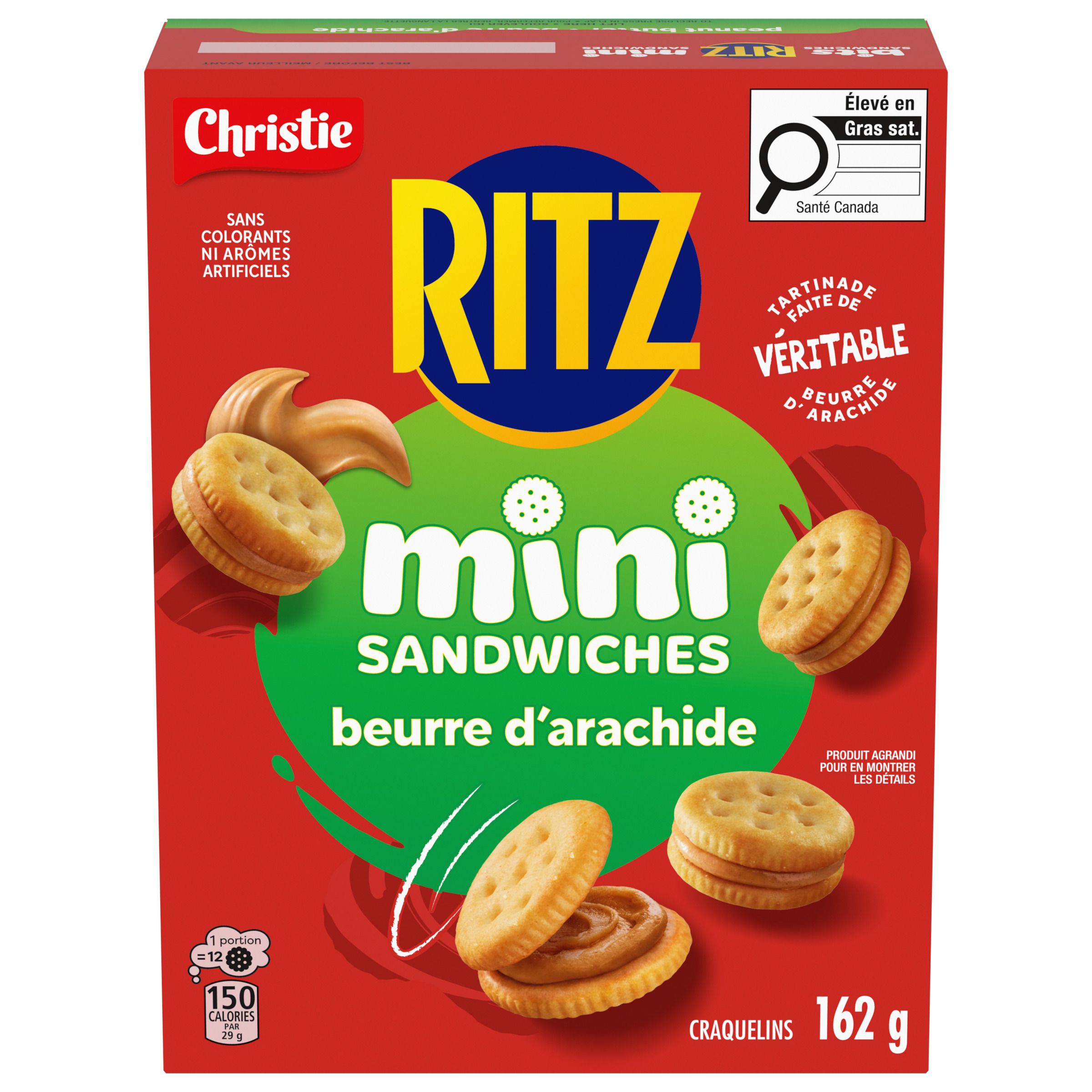 MINI RITZ Sandwiches au beurre d'arachide, 162 g-0