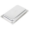 Fourth-size 1 ¼-inch-deep Super Pan V® stainless steel steam table pan