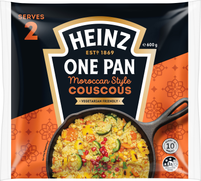 Heinz One Pan Moroccan Style Couscous Frozen Meal 600g