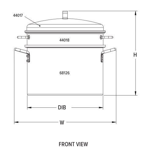Engineering front view